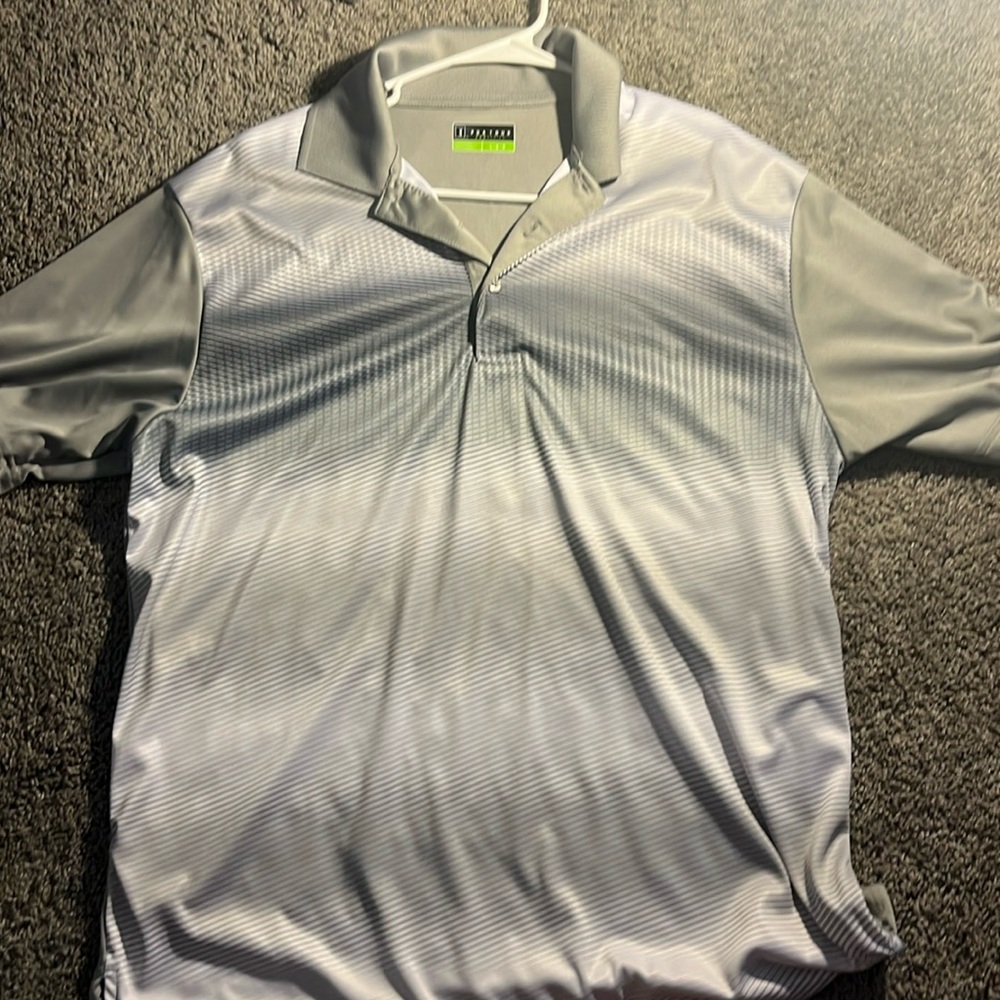 Used like new PGA tour golf shirt with heat wicking and quick dry technology